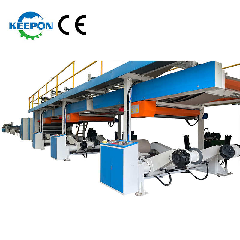 KPFH-1600 Model High Speed Paper Solid Grey Board Laminating Composite Production Line Machine