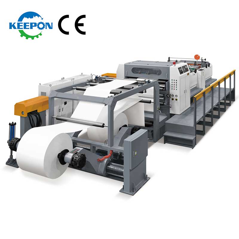 SM Series Double Rotary Knife Paper Roll to Sheet Cutting Machine