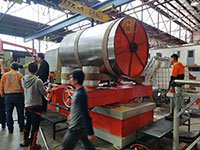 The biggest diameter paper tube machine in the world has been successfully developed by our factory