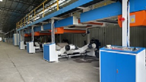 Paper hardboard production line shipped to customer