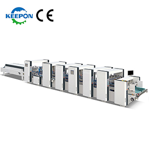 FS Model Four and Six Corner Automatic High Speed Paper Carton Box Folder Gluer Machine