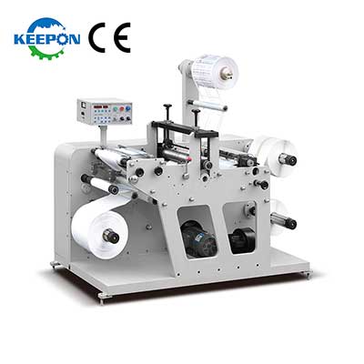 DK-320G Model Label Slitter With Rotary Die Cutter